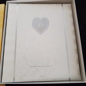 NWT Hallmark 25th Wedding Anniversary Album / Memory Book